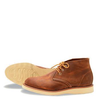 Red Wing Férfi Heritage Work Chukka Bakancs Barna